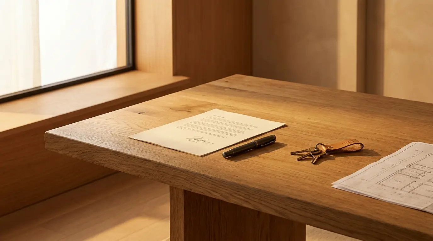 A preconstruction closing handoff plan connecting buyer evidence, owners, blockers, and the next approved action.