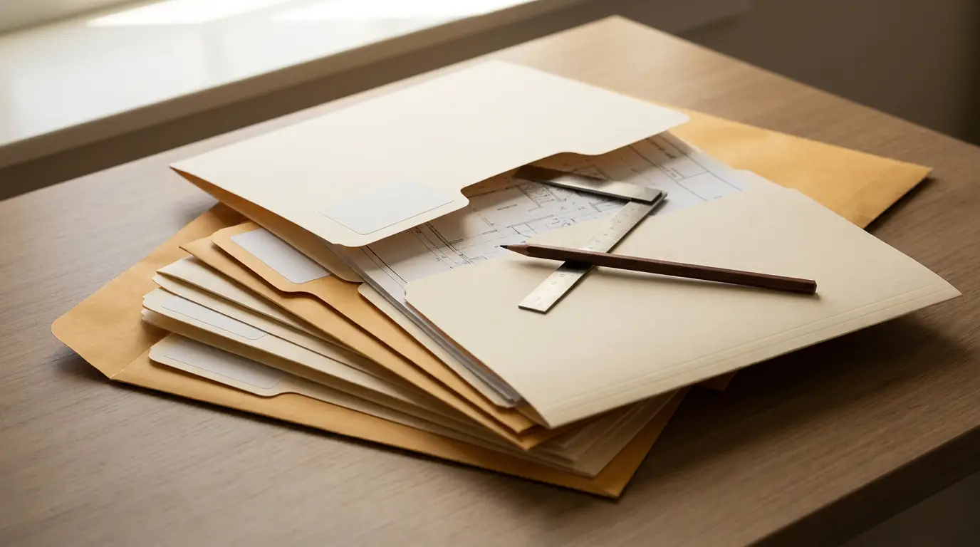 A buyer document readiness matrix showing required evidence, owner, status, and next action.